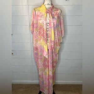 RAALTE VINTAGE FLORAL ROBE OS